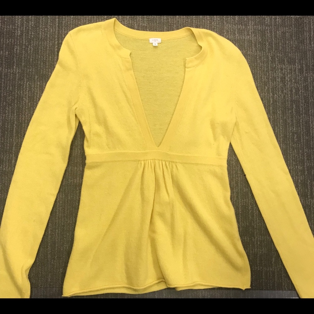 J. Crew wool blend neck pullover sweater
